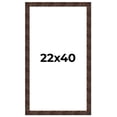 thumbnail image 1 of 22x40 Frame Brown Burl Real Wood Picture Frame Width 1.625 Inches | Interior Frame Depth 0.5 Inches, 1 of 8
