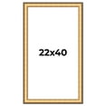 thumbnail image 1 of 22x40 Frame Gold Plein Aire Solid Wood Picture Frame Width 2 Inches | Interior Frame Depth 0.5, 1 of 8