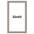 thumbnail image 1 of 22x40 Frame Grey Real Wood Picture Frame Width 2.75 Inches | Interior Frame Depth 0.5 Inches |, 1 of 8