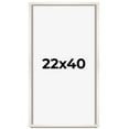 thumbnail image 1 of 22x40 Frame White Wheat Solid Wood Picture Frame | Moulding Width 0.75 Inches | Interior Depth 0.5, 1 of 8