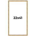 thumbnail image 1 of 22x41 Frame Beige Real Wood Picture Frame Width 1.25 inches | Interior Frame Depth 0.5 inches |, 1 of 8