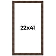 thumbnail image 1 of 22x41 Frame Brown Burl Real Wood Picture Frame Width 1.625 Inches | Interior Frame Depth 0.5 Inches, 1 of 8