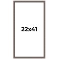thumbnail image 1 of 22x41 Frame Silver Real Wood Picture Frame Width 1.25 Inches | Interior Frame Depth 0.5 Inches |, 1 of 8