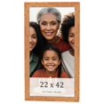 thumbnail image 1 of 22x42 Frame Beige Real Wood Picture Frame Width 1.25 inches | Interior Frame Depth 0.5 inches |, 1 of 8