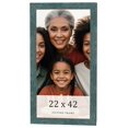 thumbnail image 1 of 22x42 Frame Blue Rustic Barnwood Solid Wood Picture Frame Width 1.25 Inches | Interior Depth 0.5, 1 of 8