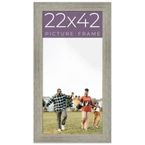22x42 Frame Grey Real Wood Picture Frame Width 1.5 Inches | Interior Frame Depth 0.5 Inches | Barn