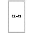 thumbnail image 1 of 22x42 Frame Sterling Silver Solid Wood Picture Frame | 1.25 Inch Moulding Width | 0.75 Inch, 1 of 8