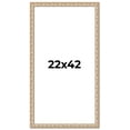 thumbnail image 1 of 22x42 Frame White Real Wood Picture Frame Width 1.5 inches | Interior Frame Depth 0.5 inches |, 1 of 8