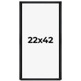 thumbnail image 1 of 22x42 Shadow Box Frame Black | 1 Inches Deep Real Wood Farmhouse Shadowbox Display Frame | UV, 1 of 6