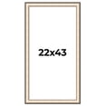 thumbnail image 1 of 22x43 Frame Gold Silver Plein Aire 2" Inch Wide Moulding Solid Wood Picture Frame | Modena, 1 of 8
