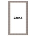 thumbnail image 1 of 22x43 Frame Grey Real Wood Picture Frame Width 2.75 Inches | Interior Frame Depth 0.5 Inches |, 1 of 8