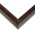 thumbnail image 1 of 22x44 Brown Real Wood Picture Frame Width 1.25 inches | Interior Frame Depth 0.5 inches | Garrin, 1 of 8