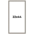 thumbnail image 1 of 22x44 Frame Grey Real Wood Picture Frame Width 1.25 inches | Interior Frame Depth 0.5 inches | Hans, 1 of 8