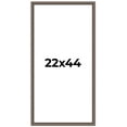 thumbnail image 1 of 22x44 Frame Silver Real Wood Picture Frame Width 1.25 Inches | Interior Frame Depth 0.5 Inches |, 1 of 8