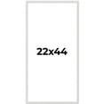 thumbnail image 1 of 22x44 Frame White Real Wood Picture Frame Width 0.75 inches | Interior Frame Depth 0.5 inches |, 1 of 8