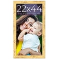 thumbnail image 1 of 22x44 Frame Yellow Real Wood Picture Frame Width 1.25 inches | Interior Frame Depth 0.5 inches |, 1 of 8