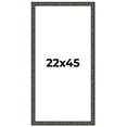 thumbnail image 1 of 22x45 Frame Black-Brown Medieval Solid Wood Picture Frame | 1.5 Inch Moulding Width | Gotham, 1 of 8