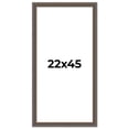 thumbnail image 1 of 22x45 Frame Black Feather Payton Ornate Solid Wood Picture Frame Width 1.75 Inches | Interior Depth, 1 of 8