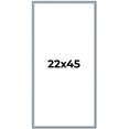 thumbnail image 1 of 22x45 Frame Blue Scuffed Farm Board Solid Wood Picture Frame Width 0.75 Inches | Interior Depth 0.5, 1 of 8