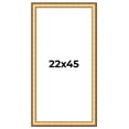 thumbnail image 1 of 22x45 Frame Gold Plein Aire Solid Wood Picture Frame Width 2 Inches | Interior Frame Depth 0.5, 1 of 8