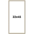 thumbnail image 1 of 22x45 Frame Grey Solid Wood Picture Frame Width 1 Inches | Interior Frame Depth 0.5 Inches |, 1 of 8