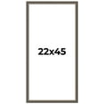 thumbnail image 1 of 22x45 Frame Silver Real Wood Picture Frame Width 1.25 Inches | Interior Frame Depth 0.5 Inches |, 1 of 8