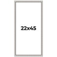 thumbnail image 1 of 22x45 Frame Silver Real Wood Picture Frame Width 1.25 Inches | Interior Frame Depth 0.5 Inches |, 1 of 8