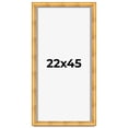 thumbnail image 1 of 22x45 Shadow Box Frame Gold | 1.75 Inches Deep Real Wood Traditional Shadowbox Display Frame | UV, 1 of 7