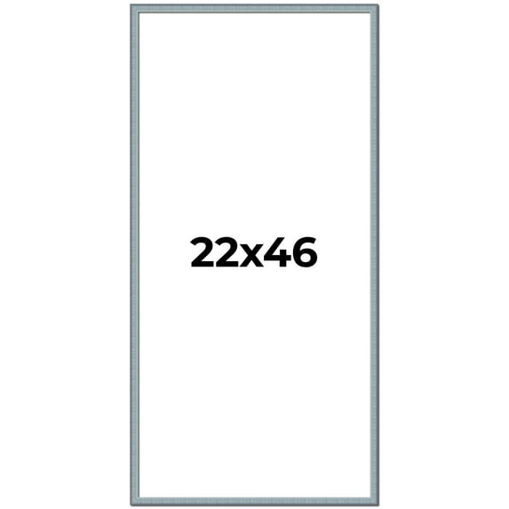 22x46 Frame Rustic Sky Blue Solid Wood Picture Frame | 0.75 Inch Moulding Width |Includes UV