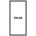 thumbnail image 1 of 22x48 Frame Black Bamboo Solid Wood Picture Frame Width 1.5 Inches | Interior Frame Depth 0.5, 1 of 8