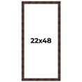 thumbnail image 1 of 22x48 Frame Brown Burl Real Wood Picture Frame Width 1.625 Inches | Interior Frame Depth 0.5 Inches, 1 of 8