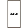 thumbnail image 1 of 22x48 Frame Silver Real Wood Picture Frame Width 1.25 Inches | Interior Frame Depth 0.5 Inches |, 1 of 8