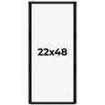 thumbnail image 1 of 22x48 Shadow Box Frame Black | 1 Inches Deep Real Wood Farmhouse Shadowbox Display Frame | UV, 1 of 6