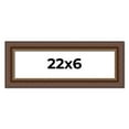 thumbnail image 1 of 22x6 Copper and Brown Real Wood Picture Frame Width 2 inches | Interior Frame Depth 0.5 inches |, 1 of 8