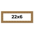 thumbnail image 1 of 22x6 Frame Black and Gold Distressed Solid Wood Sonoma Picture Frame | 1.625 Inch Moulding Width |, 1 of 8