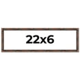 thumbnail image 1 of 22x6 Frame Brown Bamboo with Dark Coffee/Walnut Finish | Solid Wood Picture Frame Width 0.75 Inches, 1 of 8
