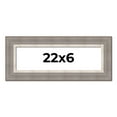 thumbnail image 1 of 22x6 Frame Grey Real Wood Picture Frame Width 2.75 Inches | Interior Frame Depth 0.5 Inches | Linus, 1 of 8