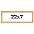 thumbnail image 1 of 22x7 Frame Beige Real Wood Picture Frame Width 1.25 inches | Interior Frame Depth 0.5 inches |, 1 of 8