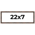 thumbnail image 1 of 22x7 Frame Brown Bamboo with Dark Coffee/Walnut Finish | Solid Wood Picture Frame Width 0.75 Inches, 1 of 8