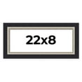 thumbnail image 1 of 22x8 Frame Black Real Wood Picture Frame Width 2.25 Inches | Interior Frame Depth 0.5 Inches |, 1 of 8