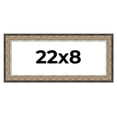thumbnail image 1 of 22x8 Frame Silver Real Wood Picture Frame Width 1.75 Inches | Interior Frame Depth 0.5 Inches |, 1 of 8