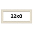 thumbnail image 1 of 22x8 Frame White Real Wood Picture Frame Width 1.75 inches | Interior Frame Depth 0.5 inches |, 1 of 8