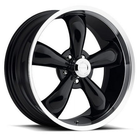 Vision Legend 5 22x9.5 5x115 18et Gloss Black Machined Lip Wheel