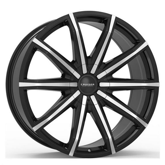 22x9.5 Cruiser Alloy 927MB Spectrum Blk & Mach Wheel 6x135/6x5.5 (25mm)