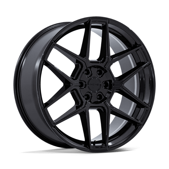 22x9.5 Niche NC281 Rise Gloss Black Wheel 5x115 (15mm)