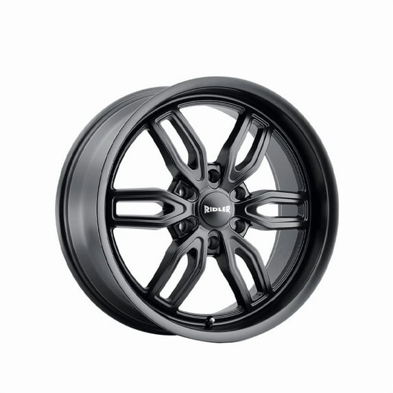 22x9.5 Ridler 609 Matte Black Wheel 6x135 (30mm)
