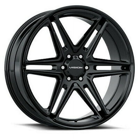 22x9.5 Vision 476 Wedge Gloss Black Wheel 6x5.5 (15mm)
