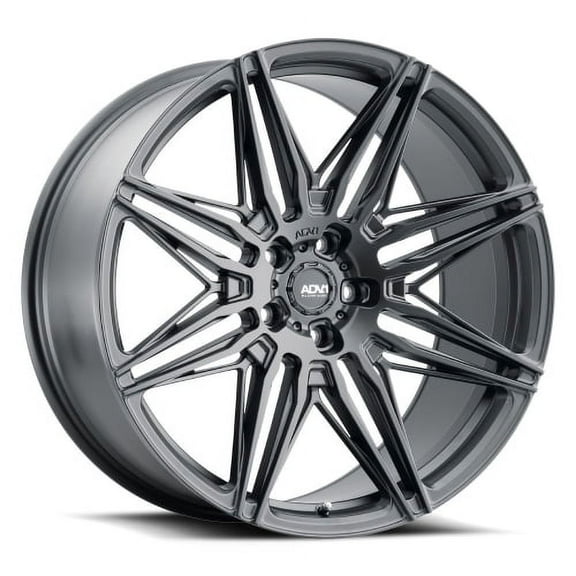 22x9 ADV.1 V112 ADV08 Satin Black Wheel 5x130 (45.75mm)