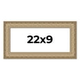thumbnail image 1 of 22x9 Frame Ornate Silver Beaded Solid Wood Picture Frame Width 2.5 Inches | Interior Depth 1 Inches, 1 of 8