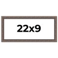 thumbnail image 1 of 22x9 Frame Silver Real Wood Picture Frame Width 1.25 Inches | Interior Frame Depth 0.5 Inches |, 1 of 8